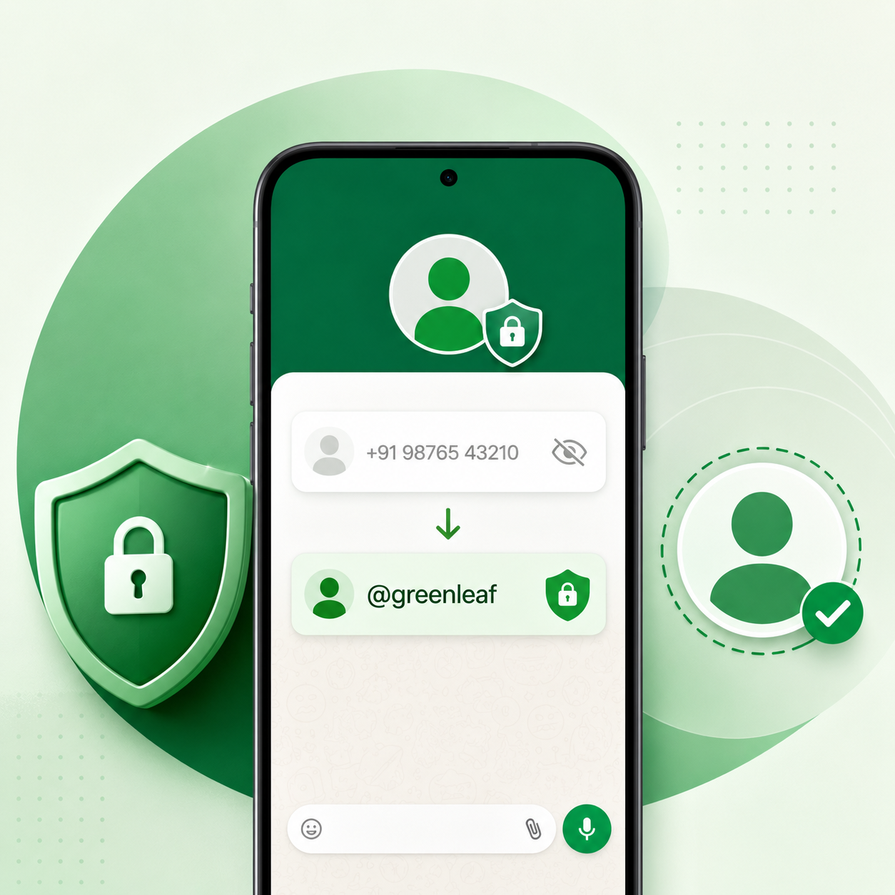 واتساب يبدأ إخفاء رقم الهاتف عن المستخدمين... وهذا ما تحتاج معرفته