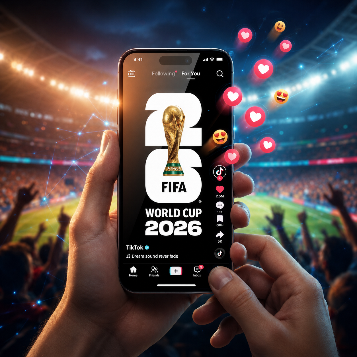 حين تتحول شاشة الجوال إلى ملعب: فيفا وتيك توك يعيدان تعريف تغطية كأس العالم
